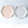 Western Style Polygon Luxury Stoneware Servies